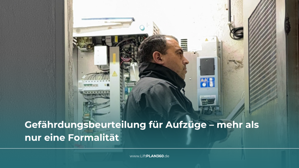 LiftPLAN360 führt eine Gefährdungsbeurteilung für Aufzüge durch.