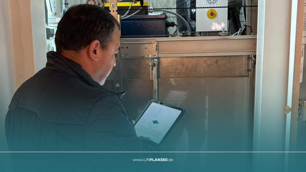 Gefährdungsbeurteilung für einen Aufzug durch LiftPLAN360.